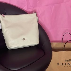 Coach olive leather purse